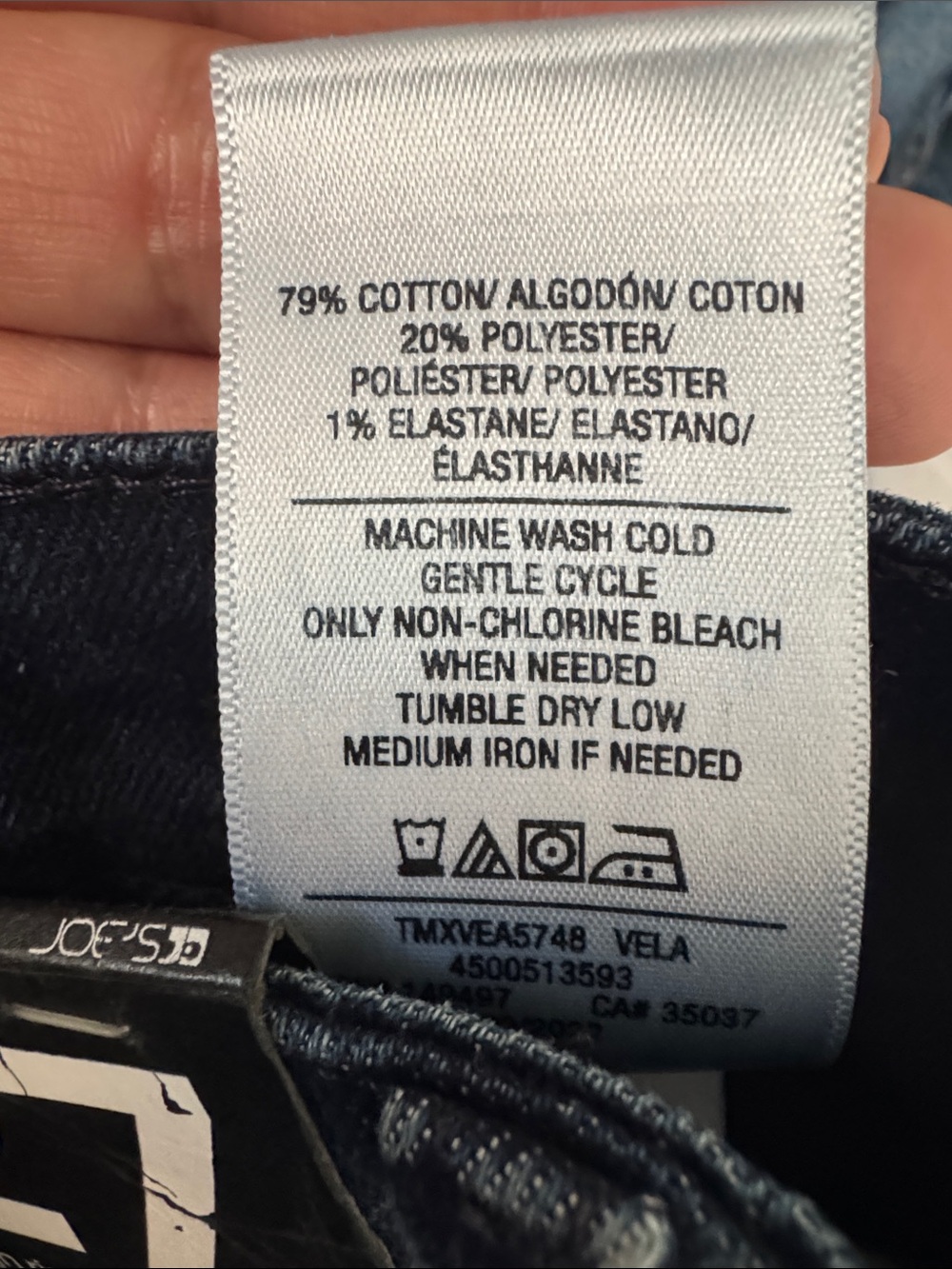 Joe's Jeans Deep Indigo Skinny Jeans - Picture 5 of 5